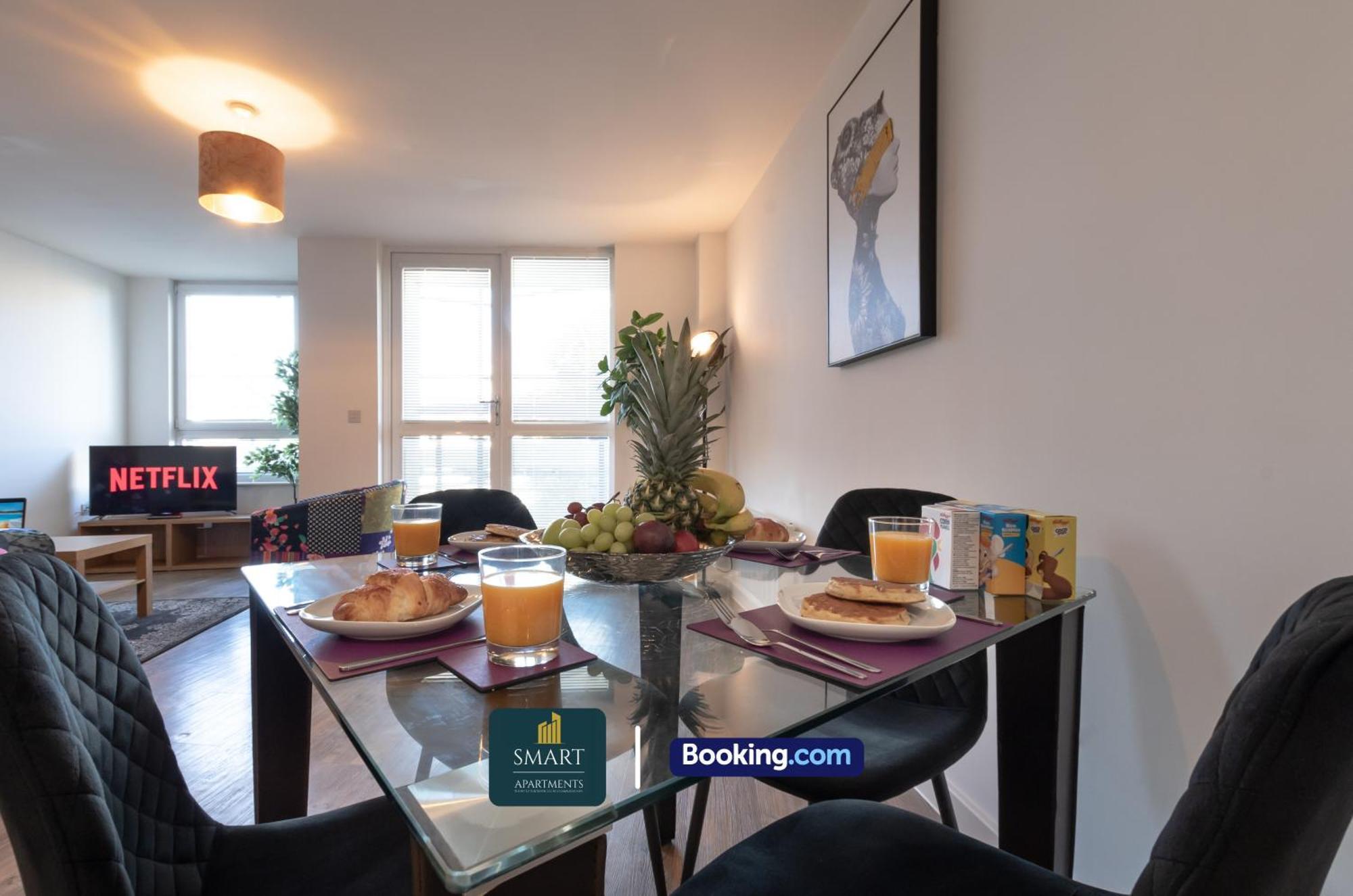 Spacious City Center Apartment By Smart Apartments Short Lets & Serviced Accommodation Apartment Southampton With Free Wifi Exterior photo